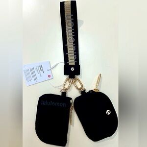 NWT Lululemon Dual Pouch Key / Wristlet